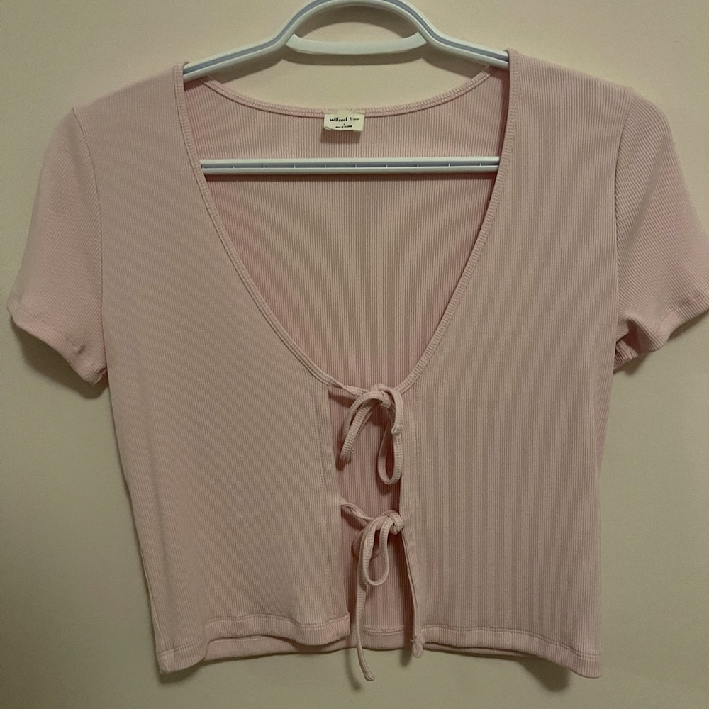 Wilfred Only Tie front T shirt